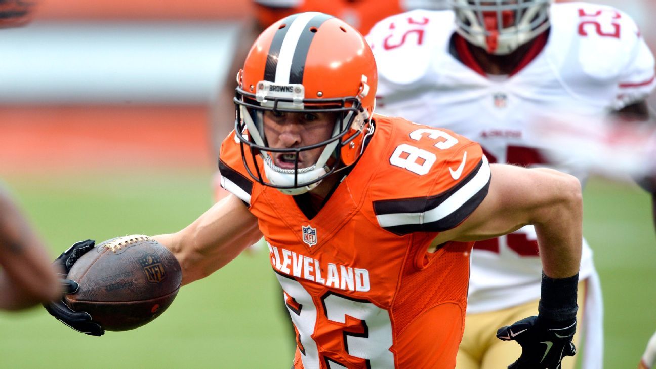 Browns continue turnover, release WR Hartline