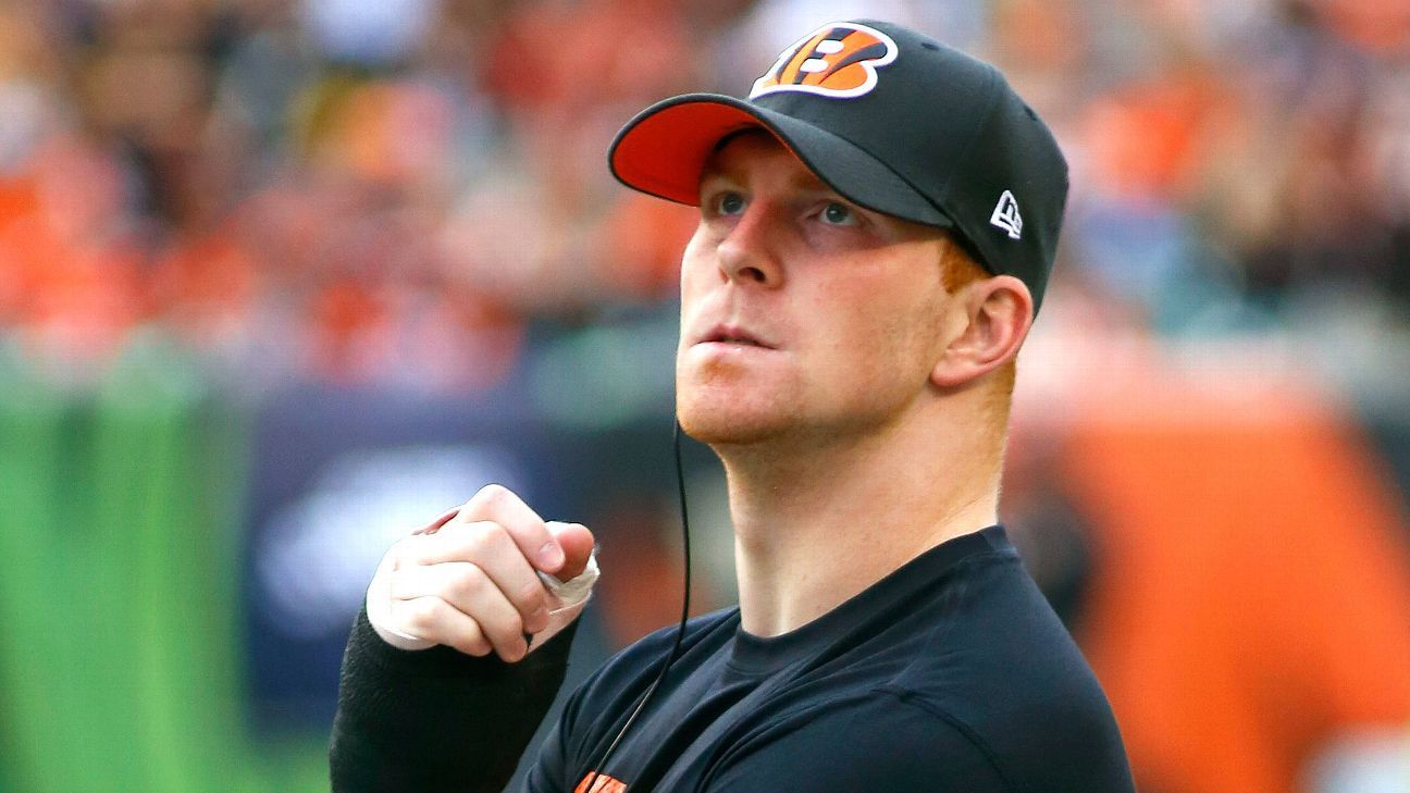 Bengals QB Andy Dalton still hasn't thrown since December injury
