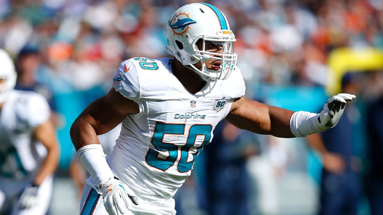 Dolphins apply transition tag on DE Vernon