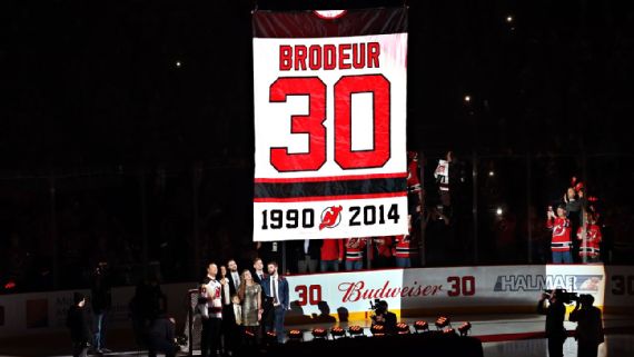 Retiring brodeur jersey Clearance