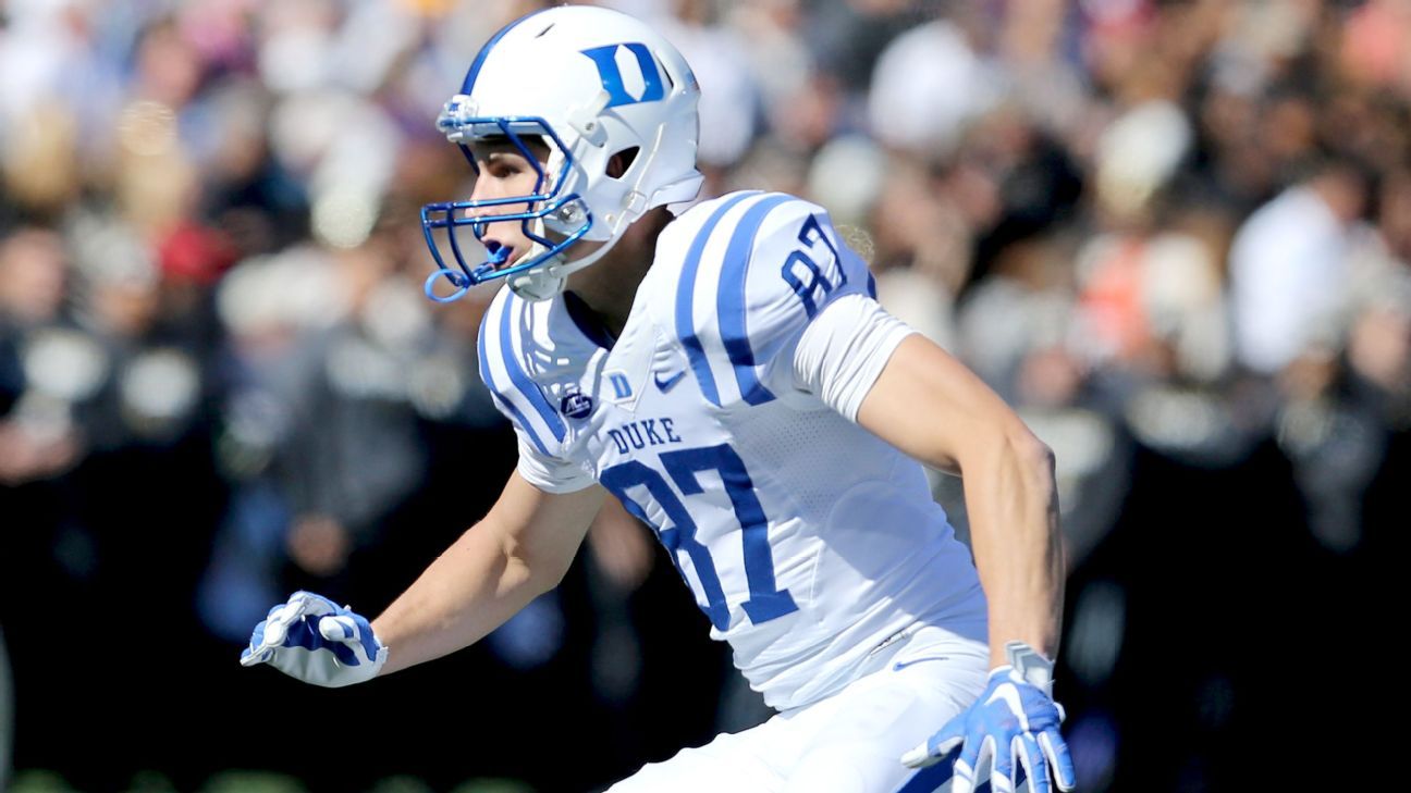 WR Max McCaffrey, son of former Bronco Ed, hopes to call Denver his NFL home