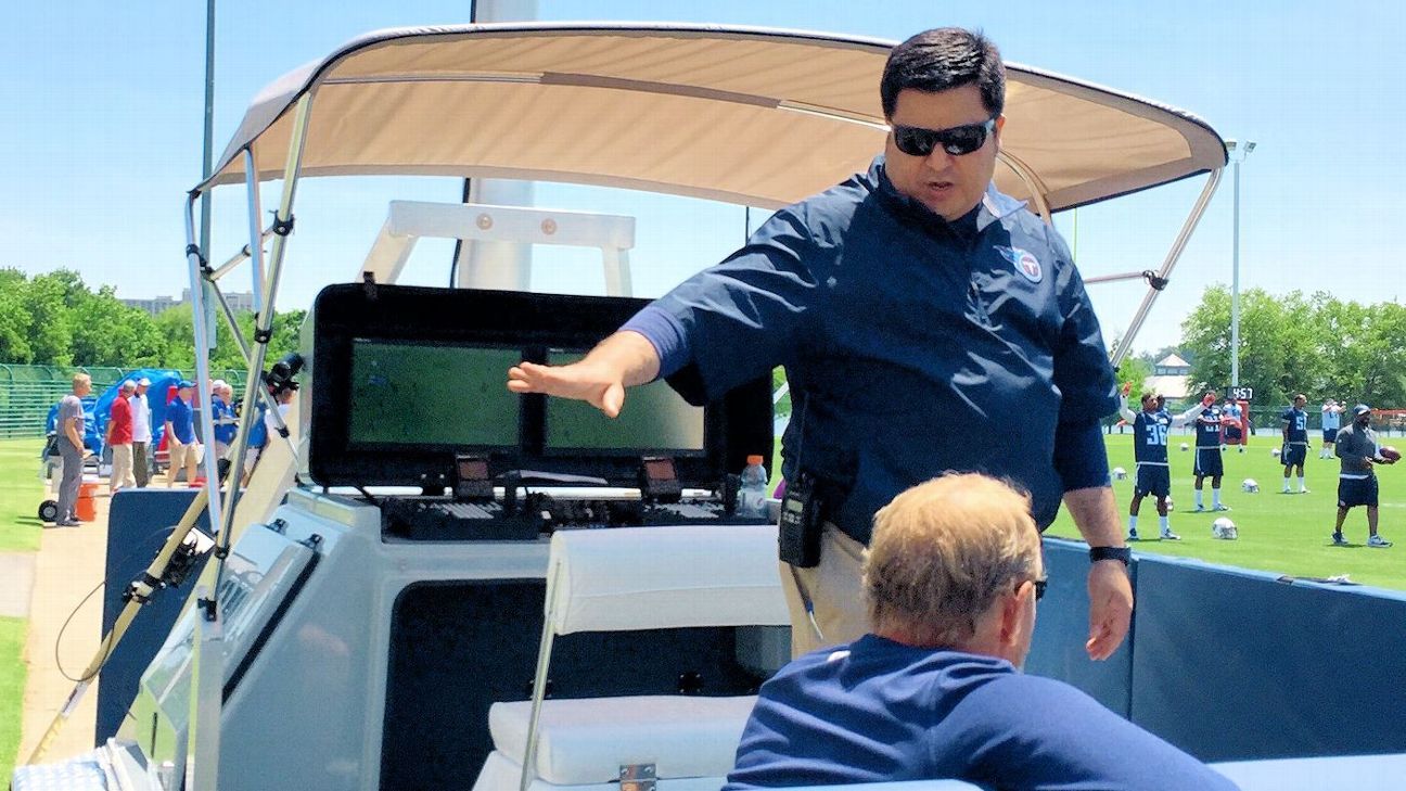 Titans go high-tech to shoot video of practice