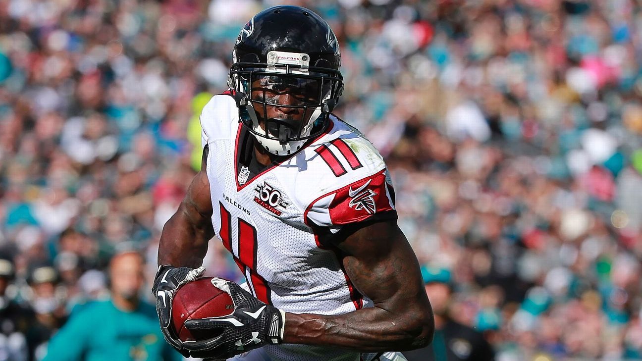 Falcons WR Jones 'ready to go' after ankle injury