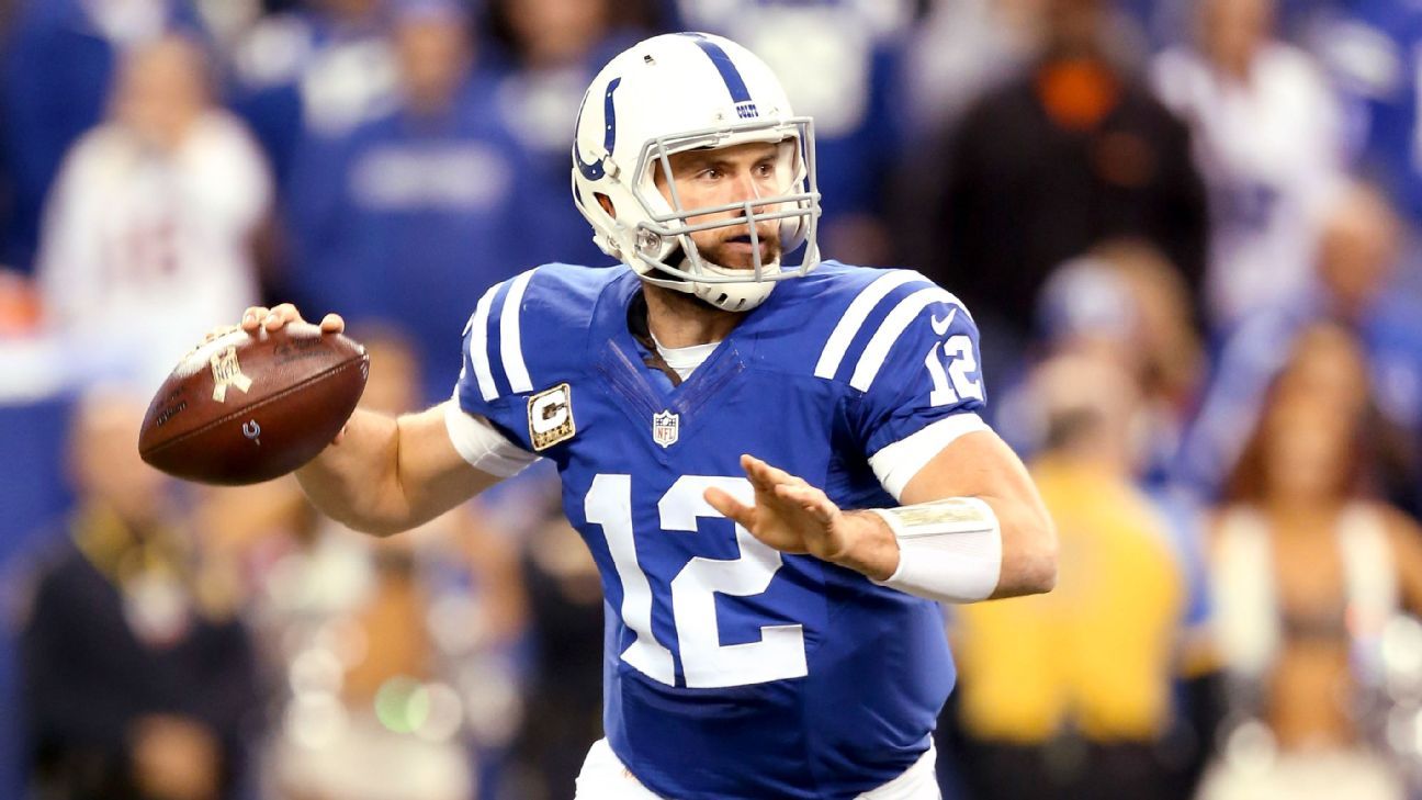 Luck listed as limited because of right shoulder