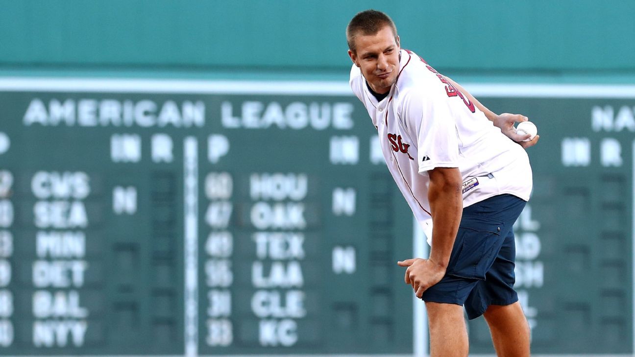 Instead of a Gronk spike, this time it's a Gronk strike