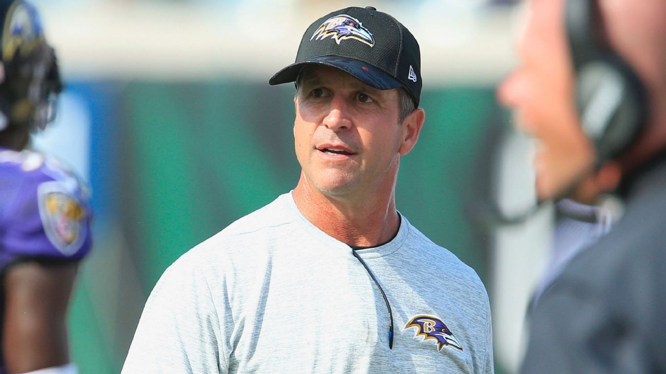 Ravens' Harbaugh defends O's in Red Sox feud