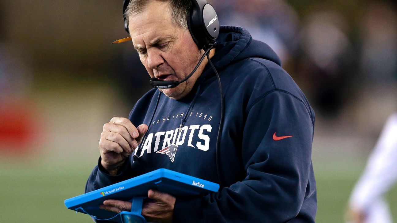 Bill Belichick done with tablets, but not all New England Patriots are