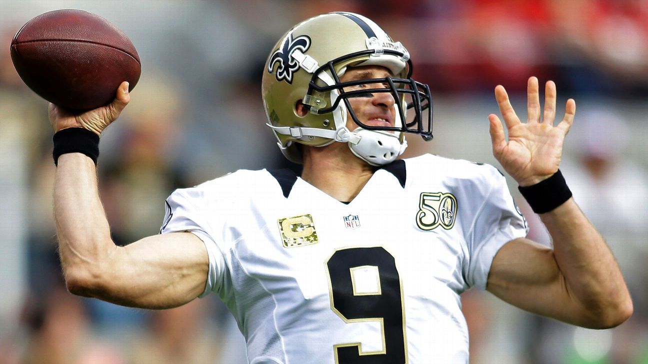 Watch Drew Brees nail incredible trick shots