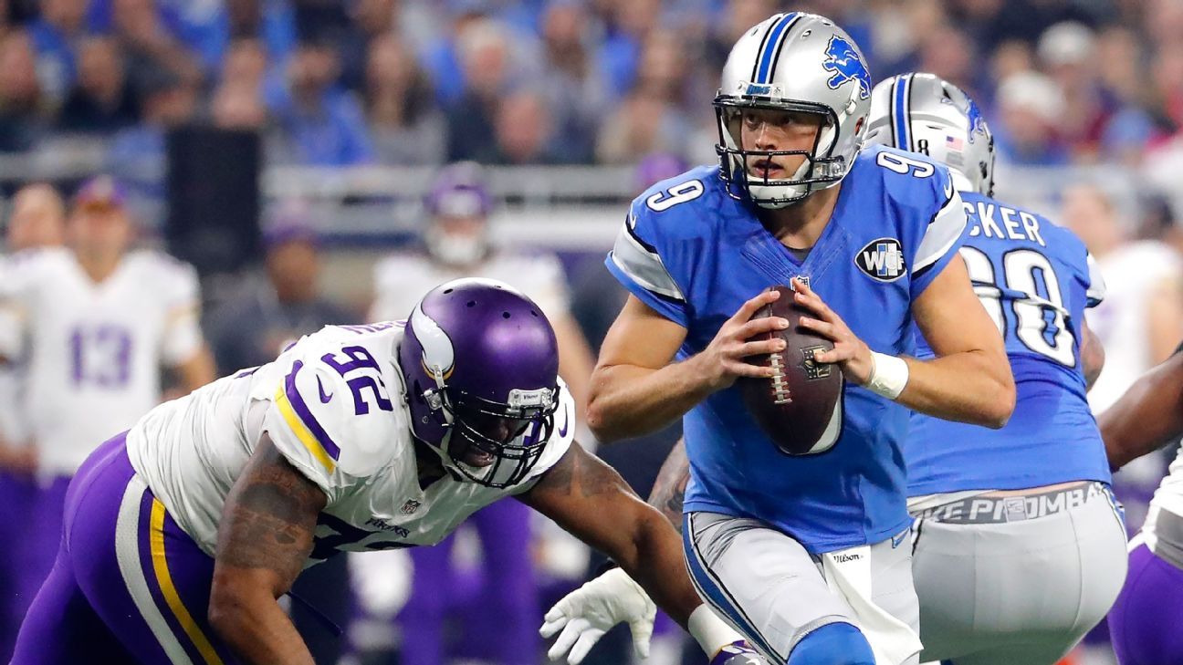 Lions' Matthew Stafford moves into top 50 all time in passing yards