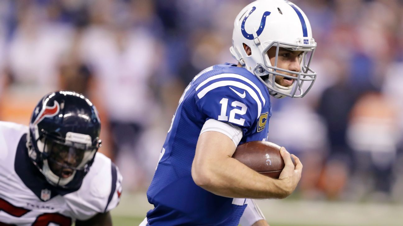 Andrew Luck, Colts don't back up talk in loss to Texans