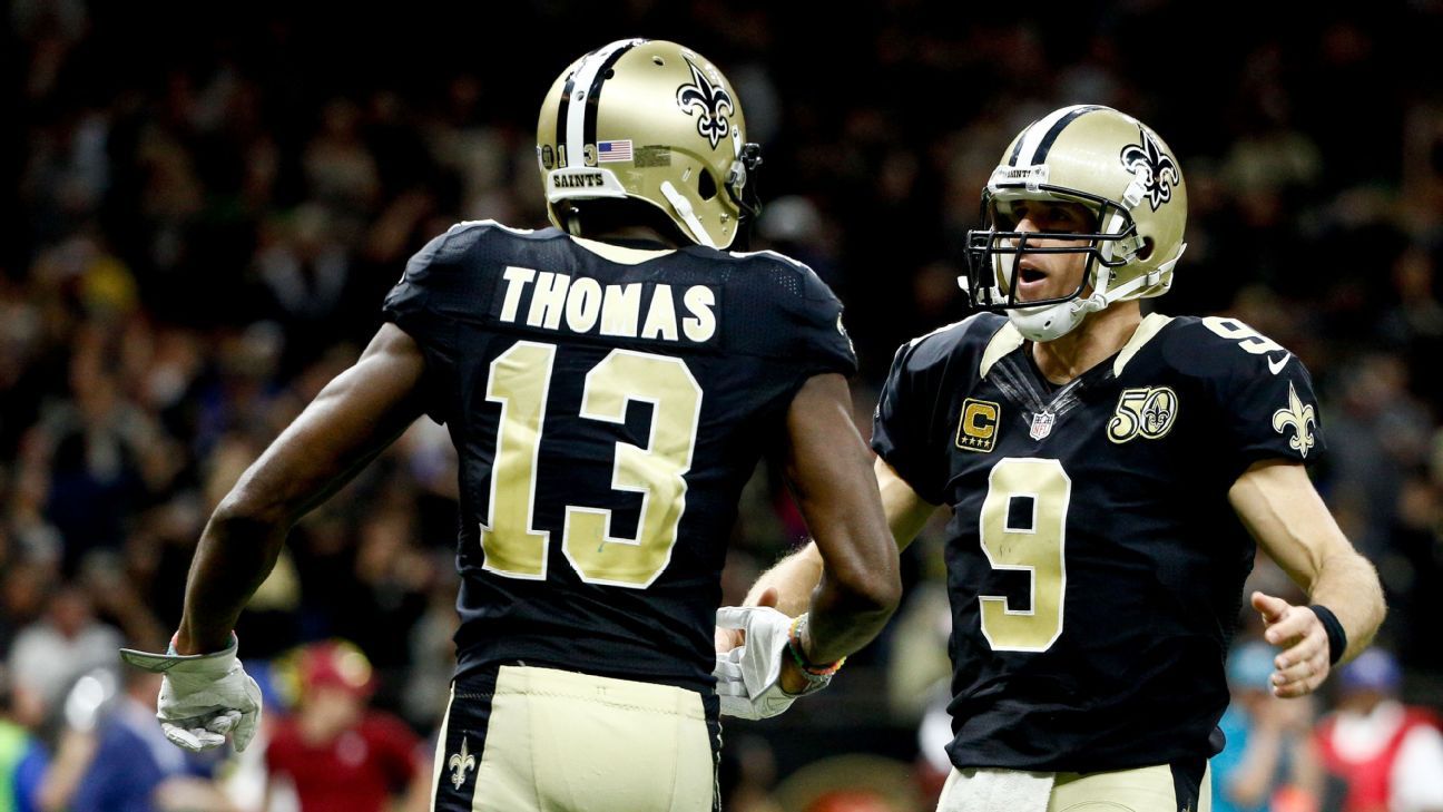 Image result for drew brees michael thomas