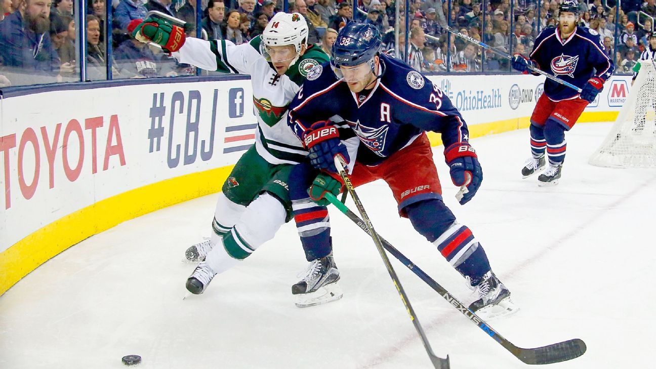 Blue Jackets and Wild meet with big win streaks on the line