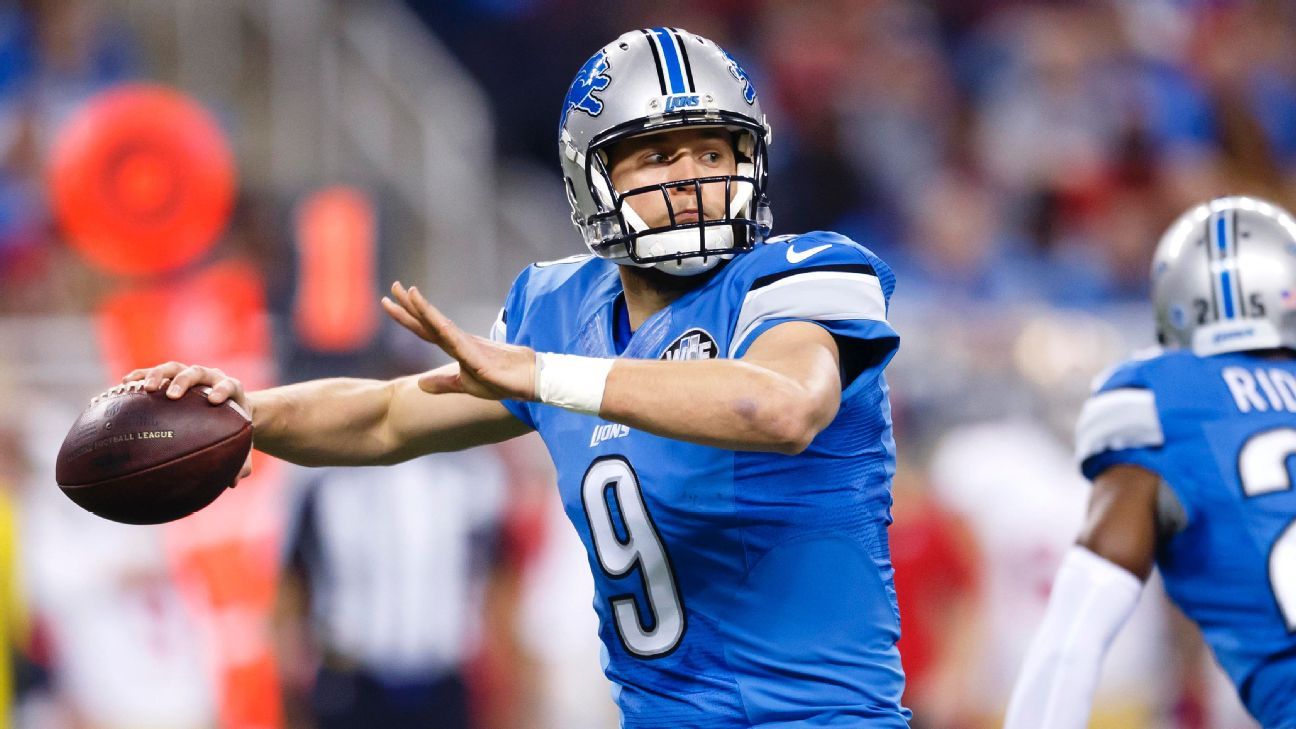 Lions' Matthew Stafford has continuity, even without Calvin Johnson