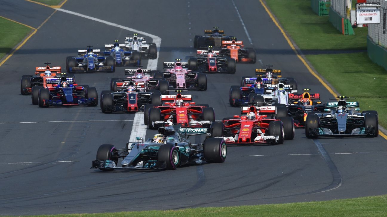 F1 reveals 21-race calendar for 2018
