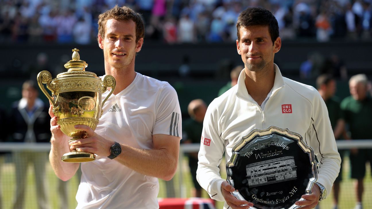 Murray lands Wimbledon top seed, Federer 3rd