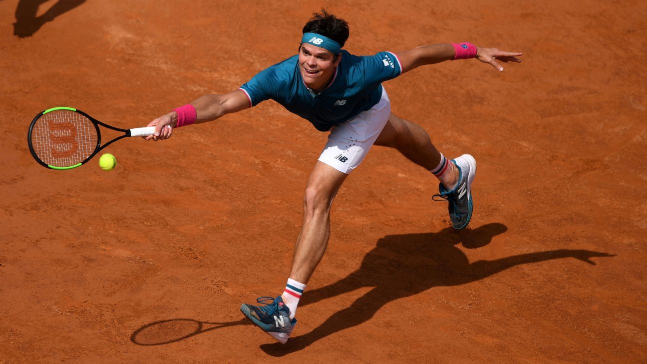 Milos Raonic, Jo-Wilfried Tsonga ease through to Lyon semifinals - ESPN