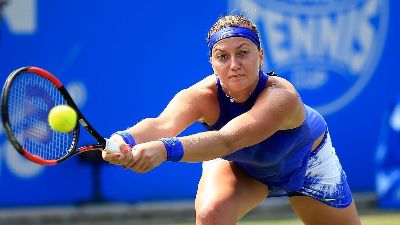 Kvitova out of Eastbourne with abdominal injury