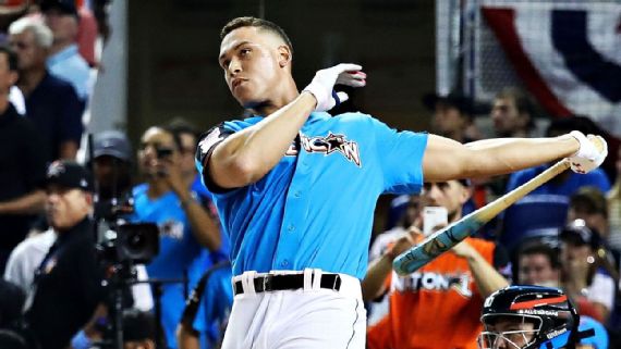 Aaron Judge meets the hype with Home Run Derby power show (espn.com)