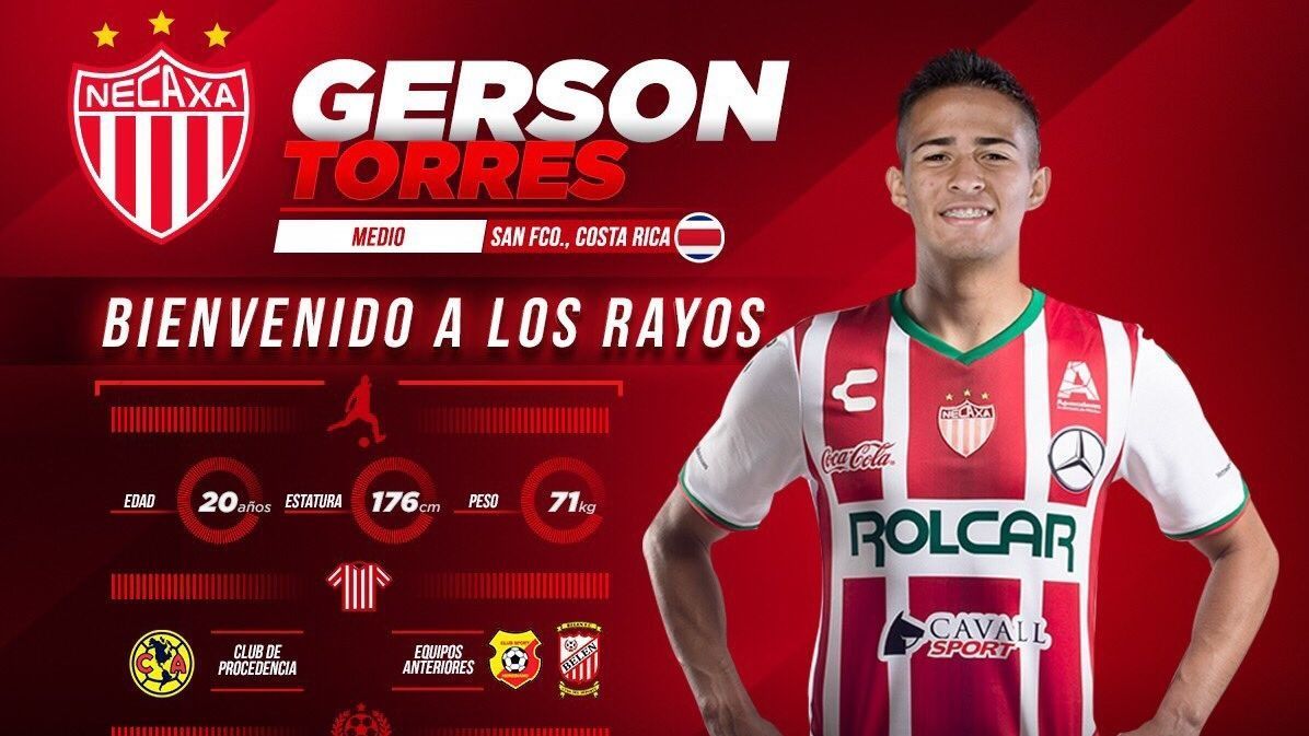 Necaxa anuncia a Gerson Torres después de Draft