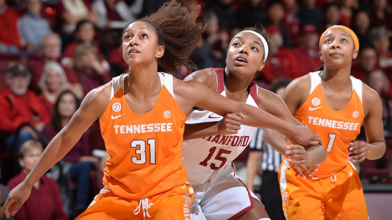 Tennessee Lady Vols beat Stanford Cardinal for win at Maples Pavilion