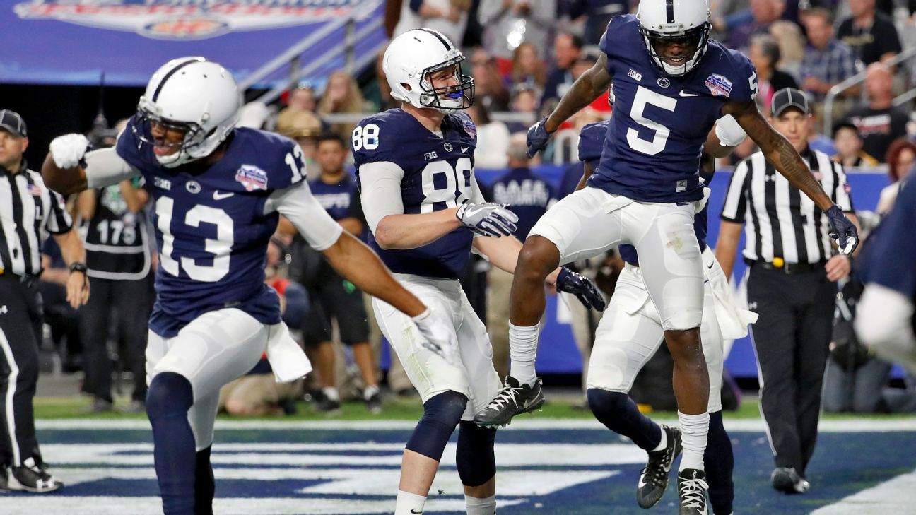 Penn State superó dramáticamente a Washington en el Fiesta Bowl
