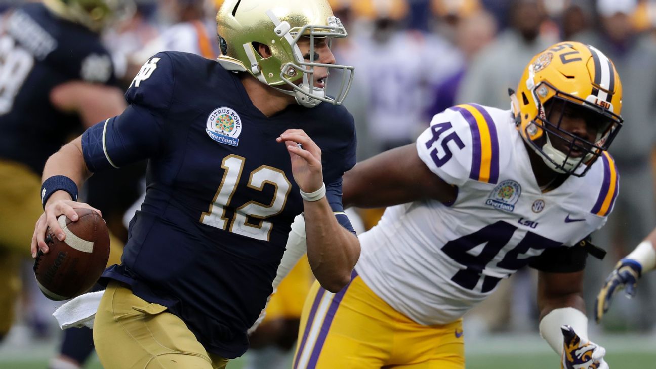 Notre Dame imposed conditions on LSU in the Citrus Bowl.