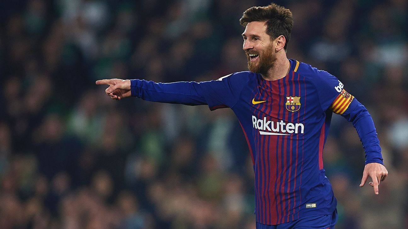 Messi fue ovacionado en el Benito Villamarín