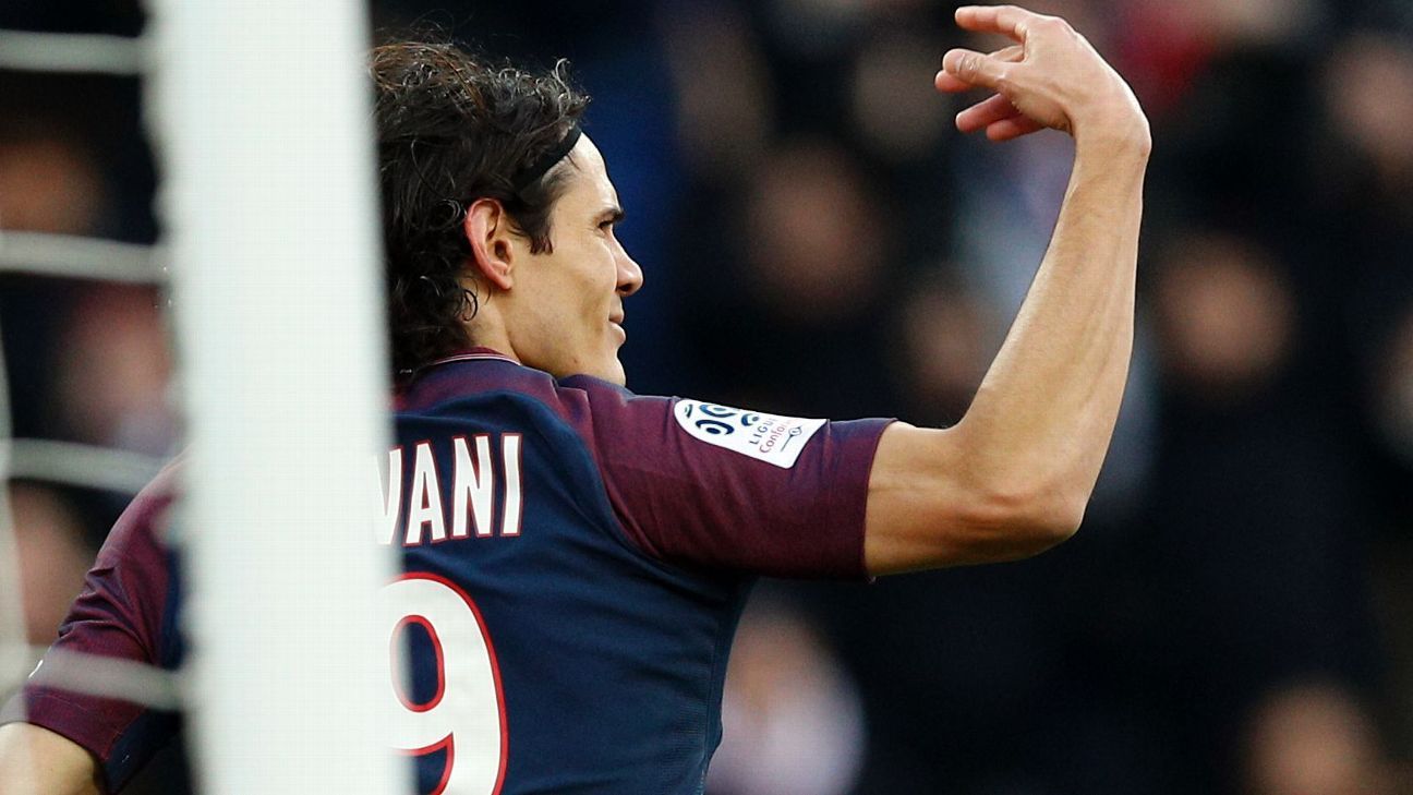 Cavani se convirtió en el máximo goleador de PSG