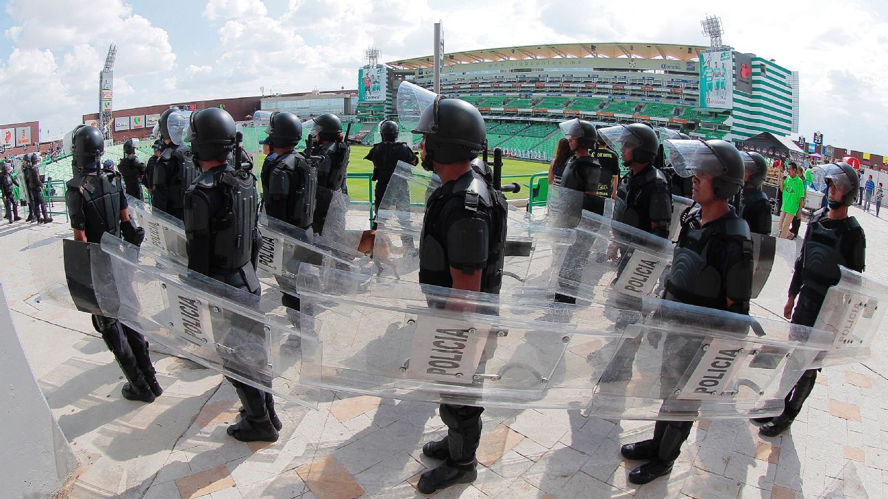 Amplio dispositivo de seguridad en cuartos de final de la Liguilla entre Santos y Tigres
