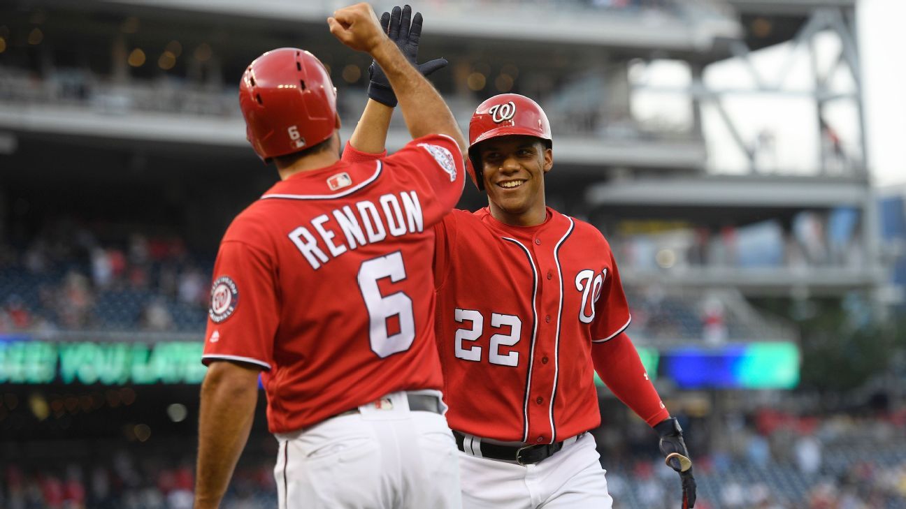 Novato dominicano Juan Soto, de Nacionales, escribió otra hazaña al dar HR ante Yankees
