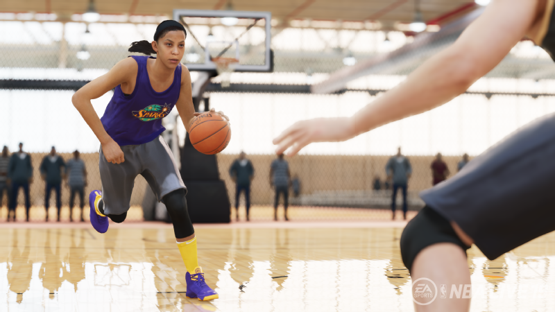 Candace Parker will be one of three WNBA players featured as an icon in NBA Live 19.