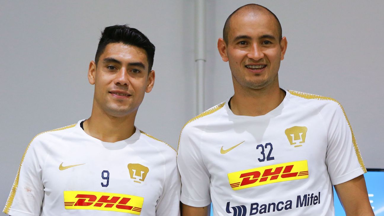 The challenge of Felipe Mora and Carlos González with Pumas in the Apertura 2018.
