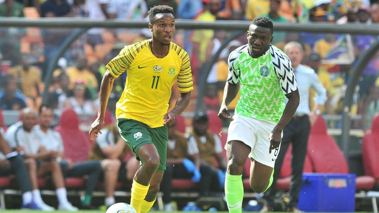 Image result for Nigeria seal nations cup berth with South Africa draw