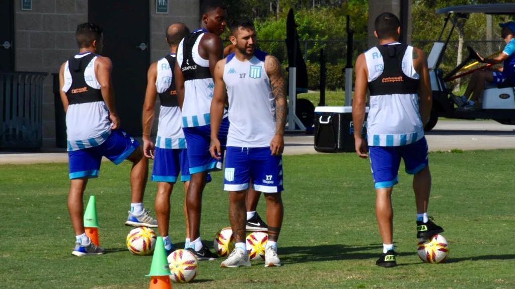 Walter Montoya ya se entrena con Racing