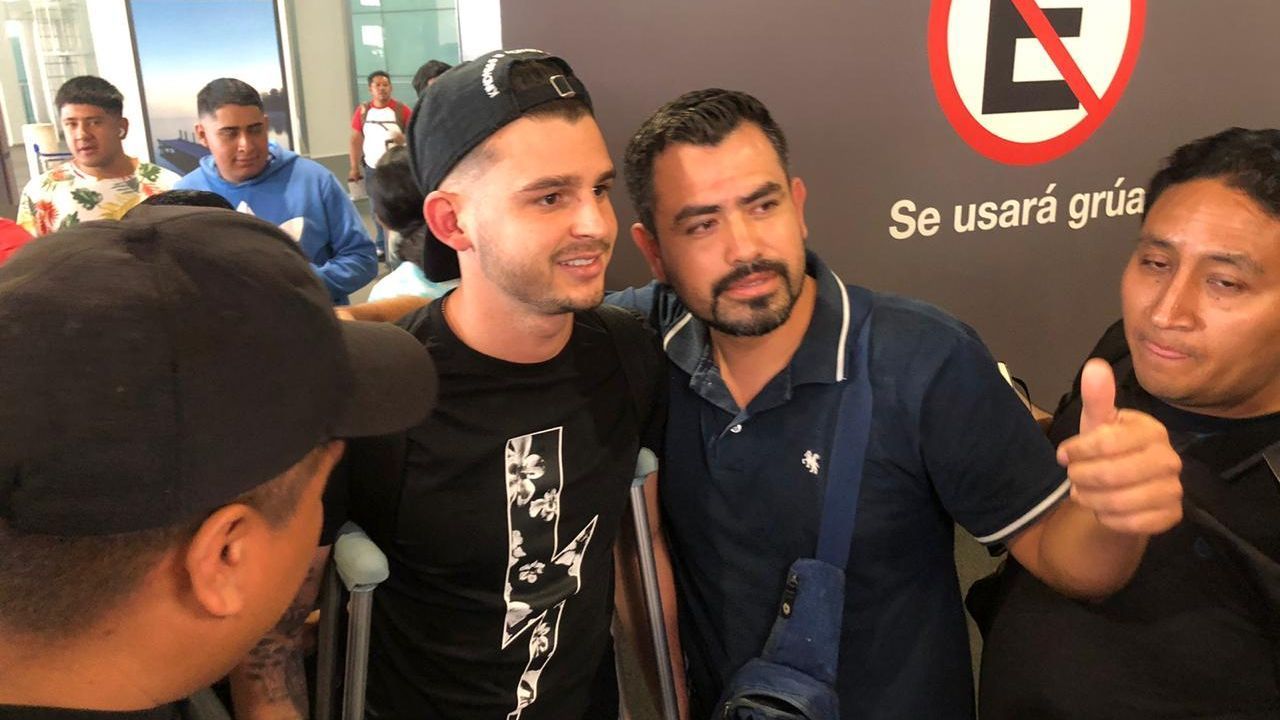 Nicolás Benedetti llega a México para operación en la rodilla