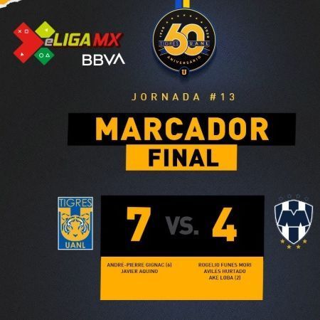 Tigres superó a Rayados en primer Clásico Regio de la eLiga MX