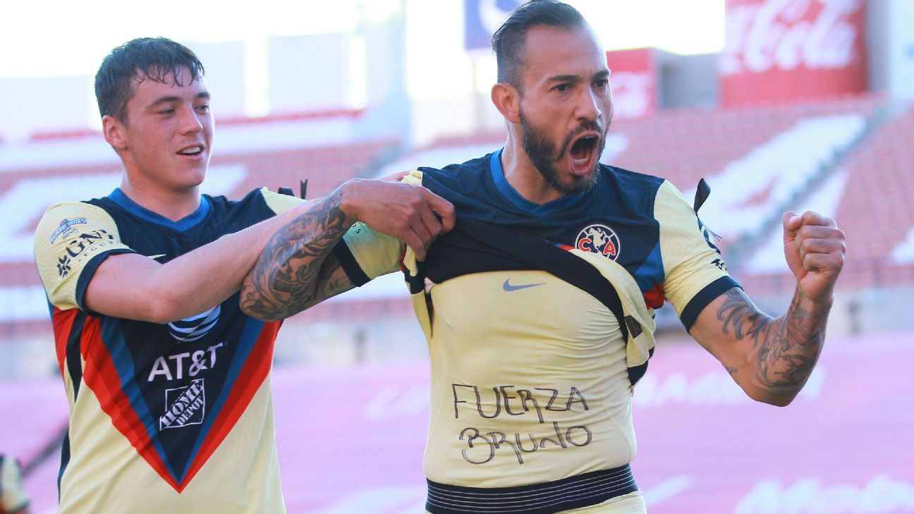 Emanuel Aguilera le dedica su gol al lesionado Bruno Valdez