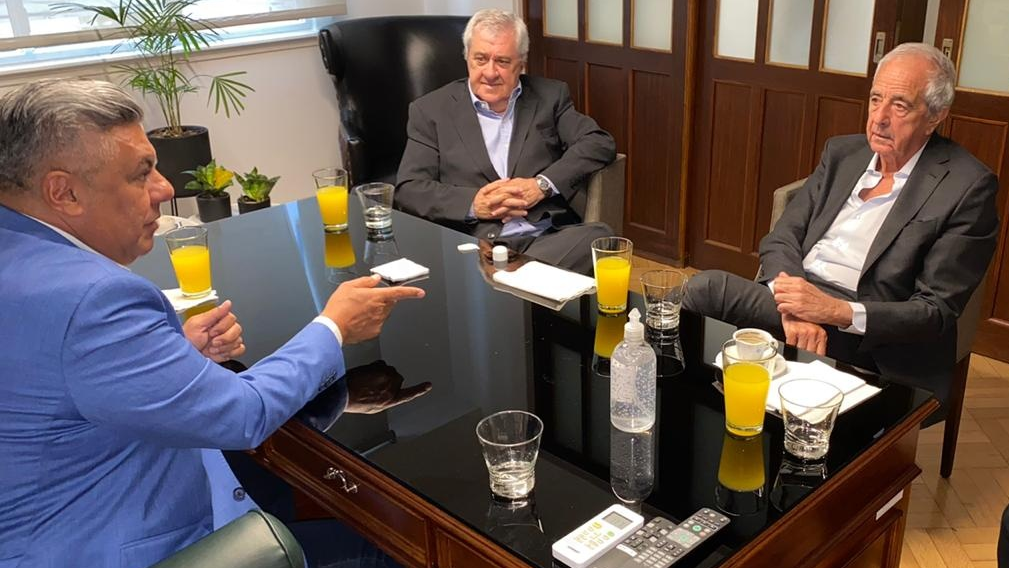 Chiqui Tapia se reunió con Ameal y D'Onofrio