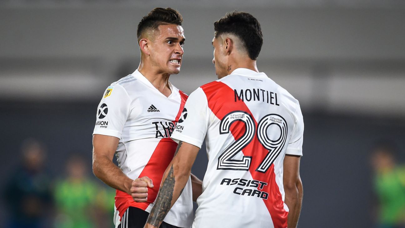 En el debut de Carrascal con la '10' de River, Rafa Borré volvió al gol