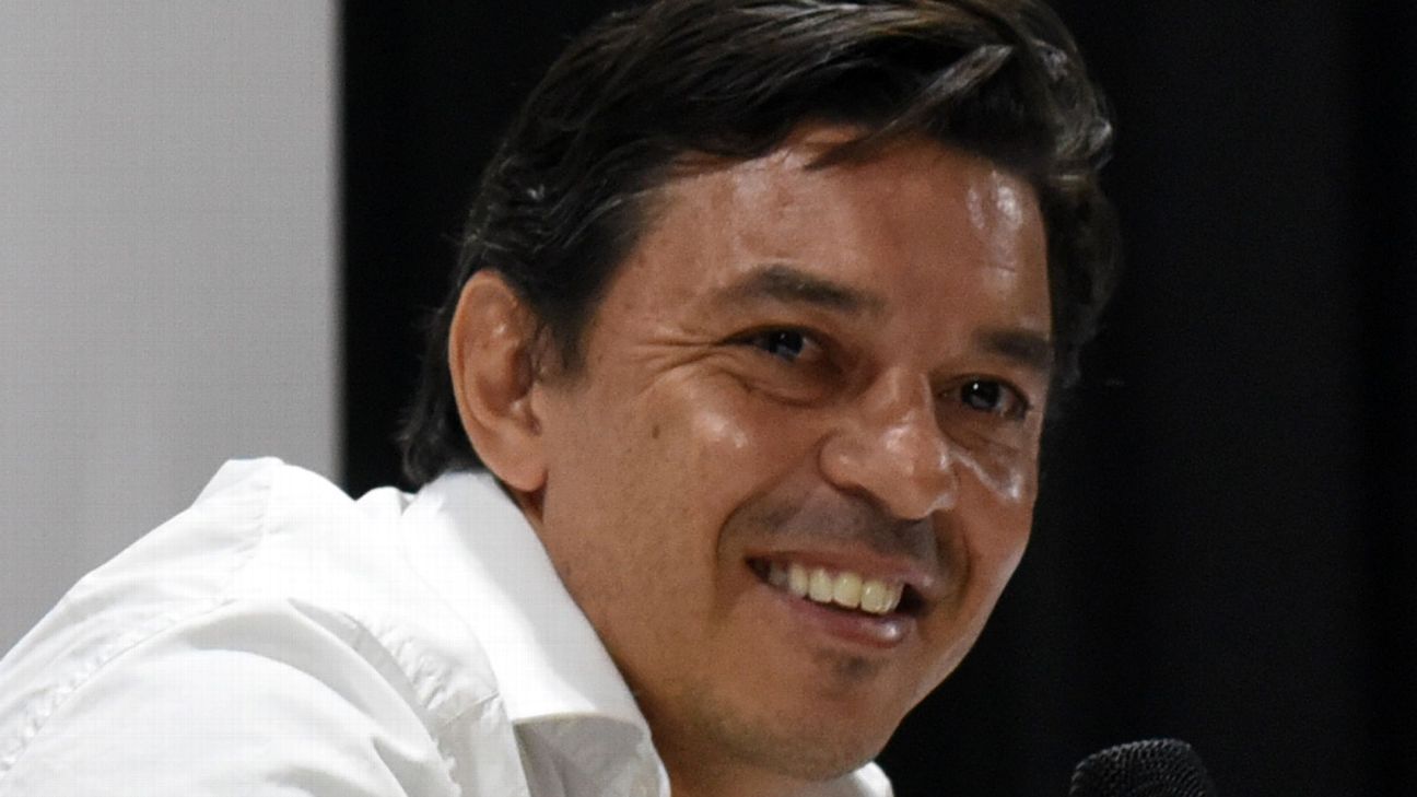 Gallardo eludió confirmar los rumores de Barcelona, pero aclaró: 