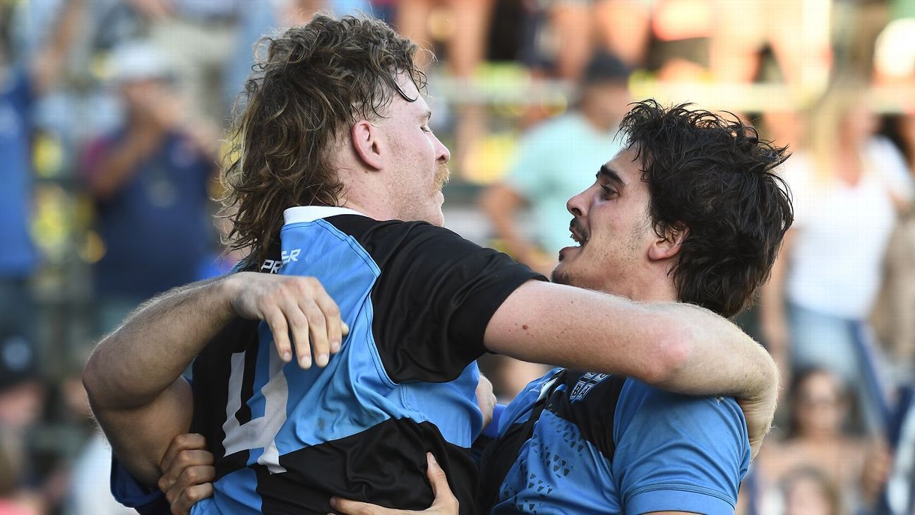 La celebracin del CUBA campen del URBA Top 12!