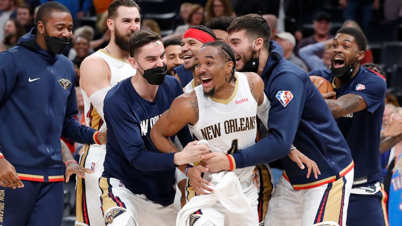 New Orleans Pelicans' Devonte' Graham hits 61-foot shot at buzzer to beat Thunder