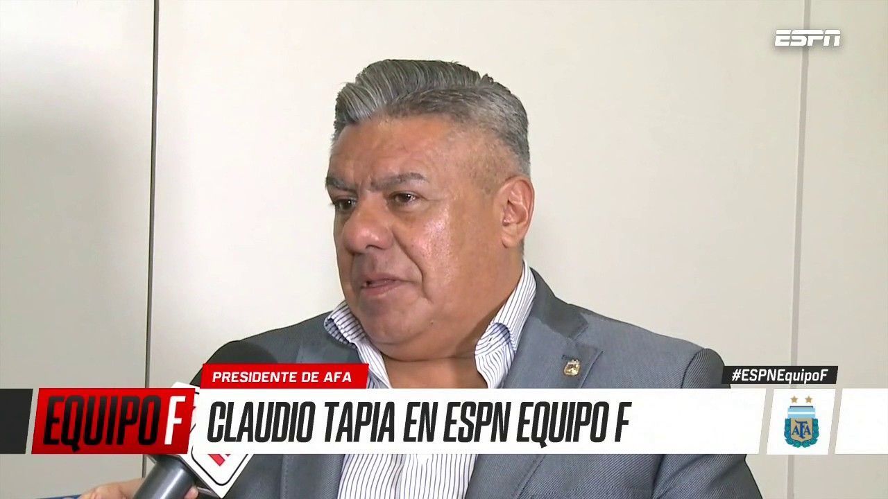 Chiqui Tapia, en ESPN Equipo F: 