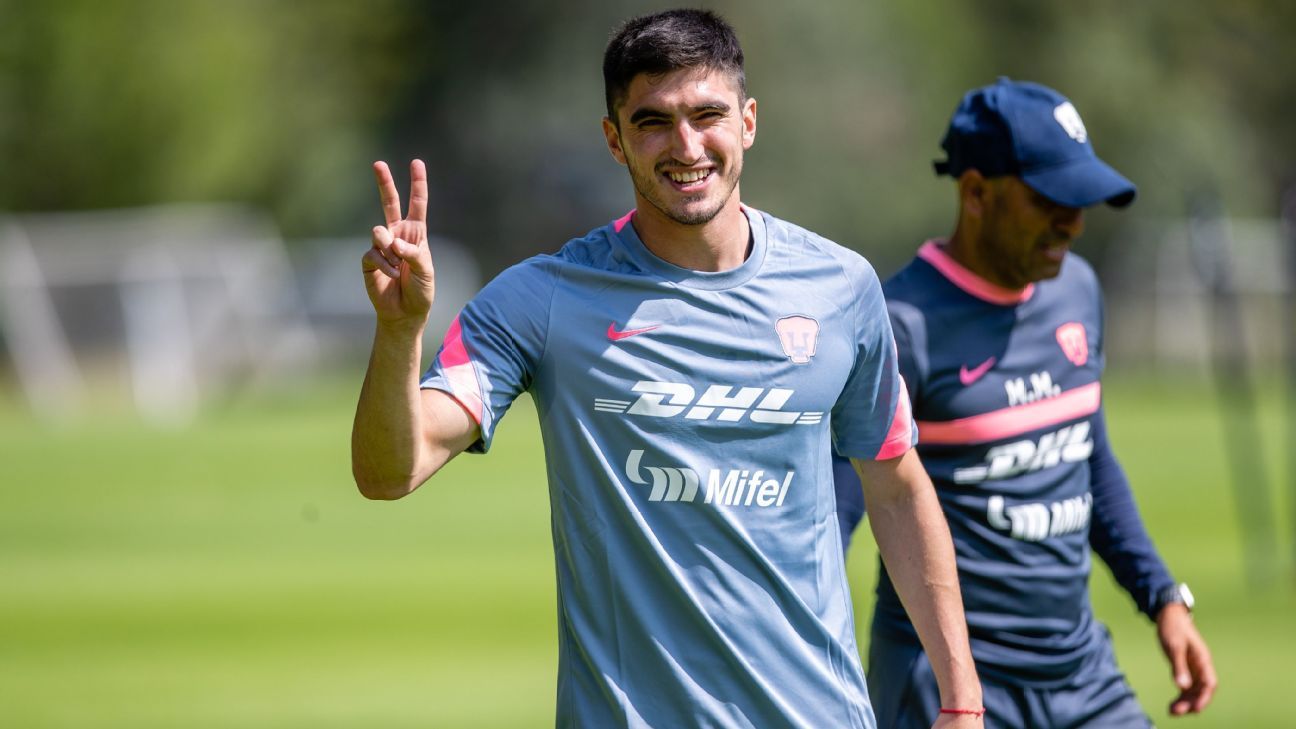 Gustavo Del Prete se estrena en amistoso de Pumas