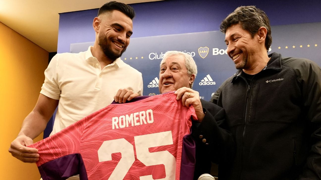 Sergio Romero fue presentado en Boca: 