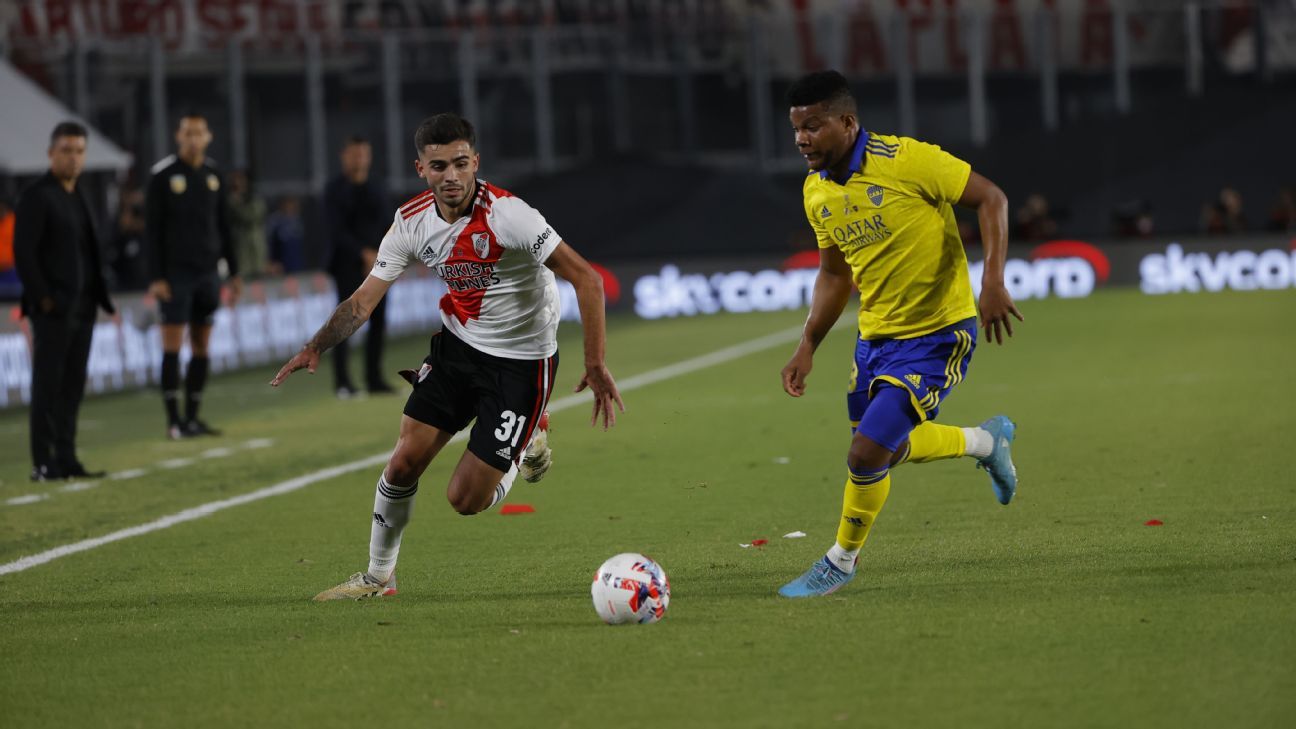 Balance parejo de Frank Fabra en los Superclásicos de Boca Juniors ante River Plate