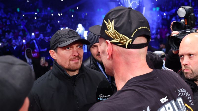 Sources: Tyson Fury and Oleksandr Usyk have a bidirectional rematch clause - ESPN