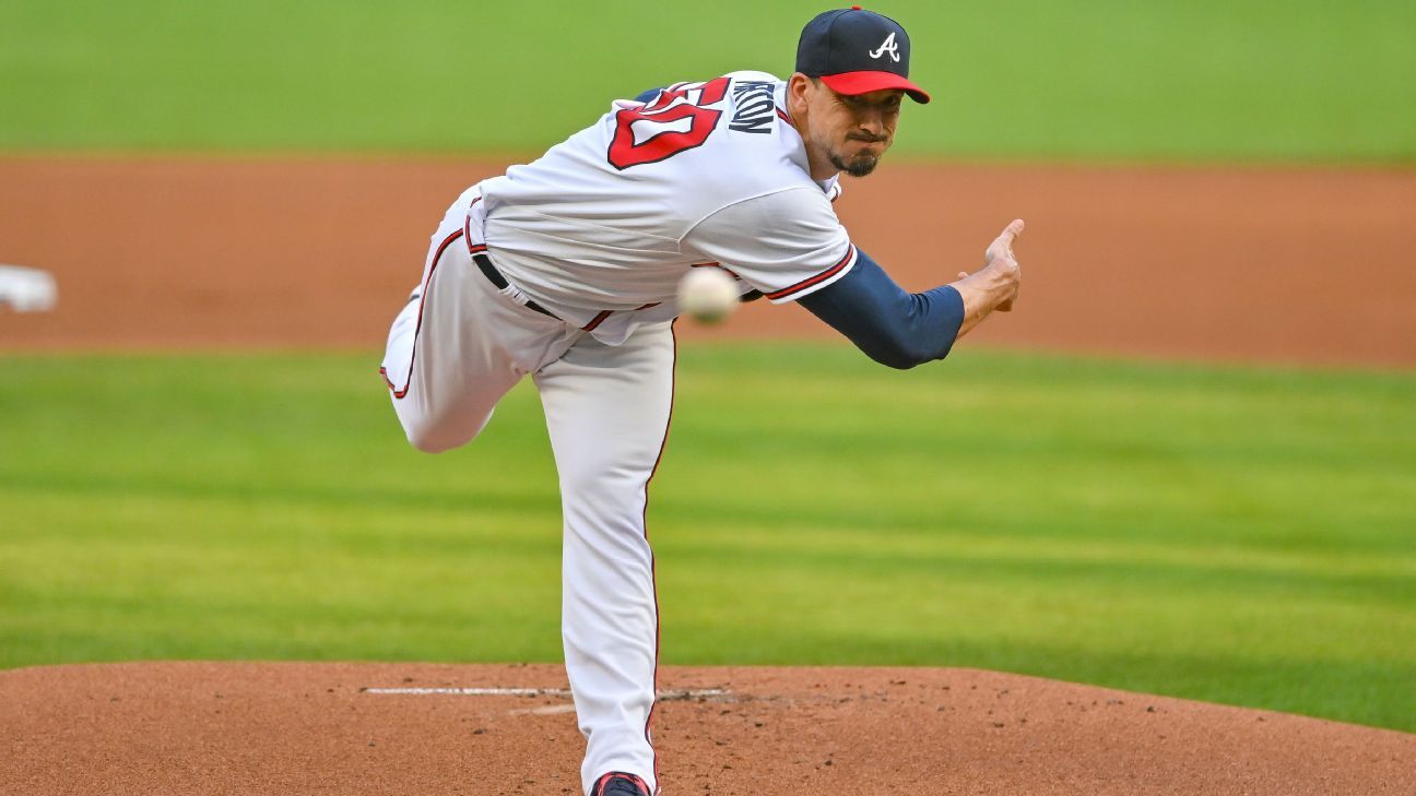 Braves put RHP Charlie Morton on 15-day IL with finger issue - ESPN