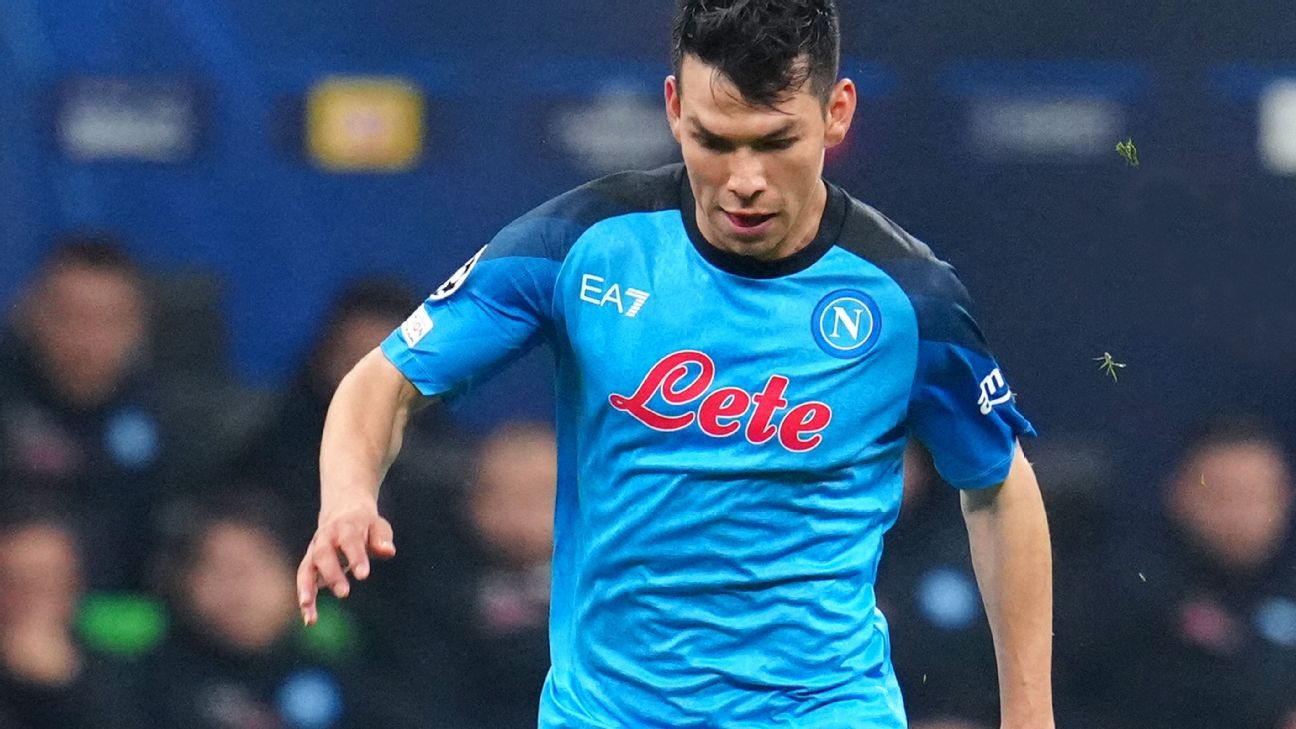 Chucky Lozano, titular en empate del Napoli, entre rumores sobre su salida - ESPN