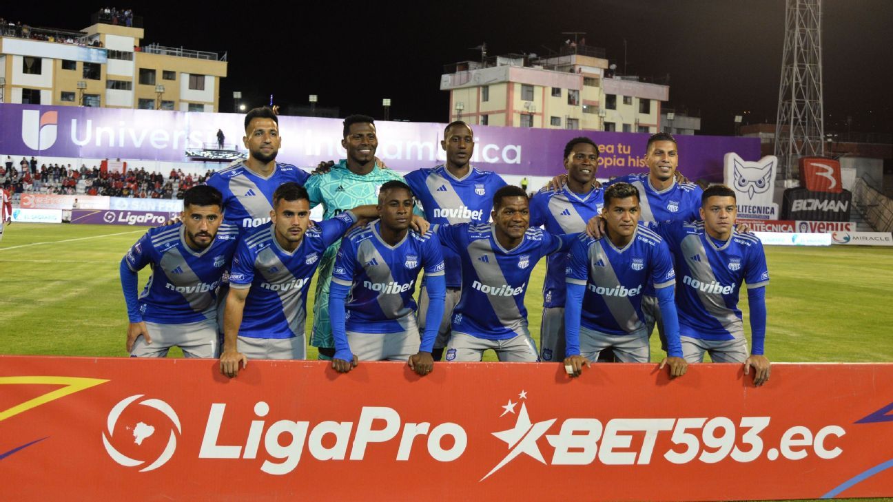 Players recovered: Emelec and their tentative 11 to face Cumbayá - ESPN.